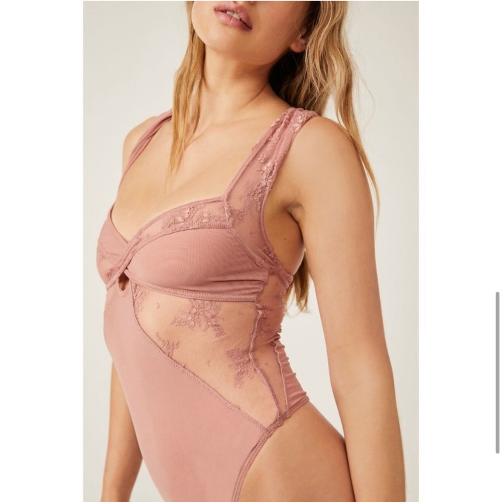 NWOT! Free People Lace Bodysuit